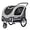 Gray, variant on Original Large Pet Bike Trailer & Stroller 2-in-1,for Dogs up to 78 lbs,Parking Brakes,Easy Folding Cart Frame, Quick Release Wheel, Universal Bicycle Coupler (Gray)