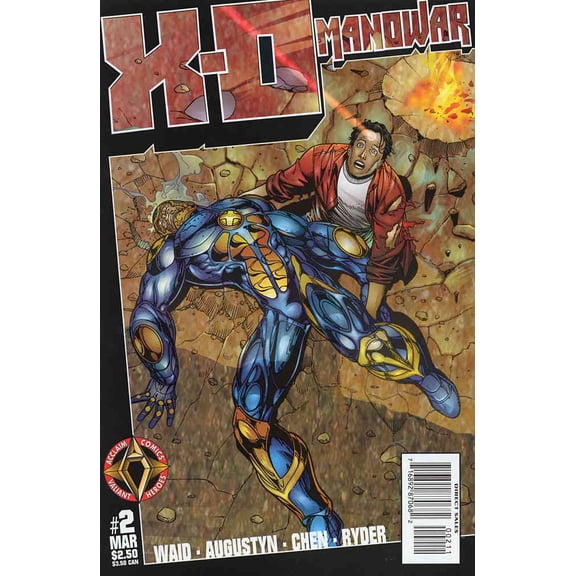 X-O Manowar (Vol. 2) #2 VF ; Acclaim Comic Book