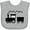 AC-Heather Grey, variant on Inktastic Valentines Day Heart Choo Choo Train Boys Baby Bib