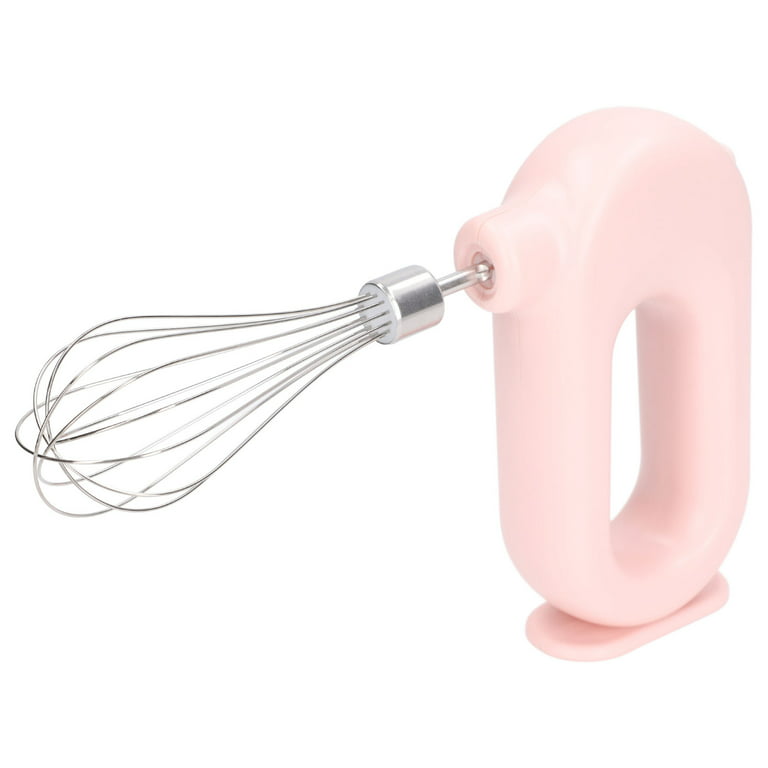 1pc ABS Milk Frother, Simple Pink Handheld Electric Drink Mixer
