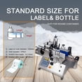 thumbnail image 3 of HPDMC Automatic Round Bottle Labeling Machine - 110V High-Speed Labeler for Bottles, Cans & Wine (50-100 pcs/min), 3 of 8