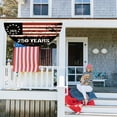 thumbnail image 6 of SMKE Patriotic Half Fan Bunting,35X17In 250 Years American Flag Banner,Usa National Fan Banner,Stars & Stripes Decor Flag,Independence Day Decor,Festival Scene Hanging Decoration,Durable Fabric, 6 of 8