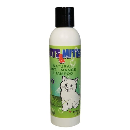 Cat n Mite Shampoo for Cats and Kittens with Demodex Mange - 6.0 oz