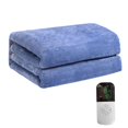 thumbnail image 1 of Couverture Électrique Plus Épais Plus Chaud Matelas Électrique à Commande Unique Prise EU Bleu, 1 of 5