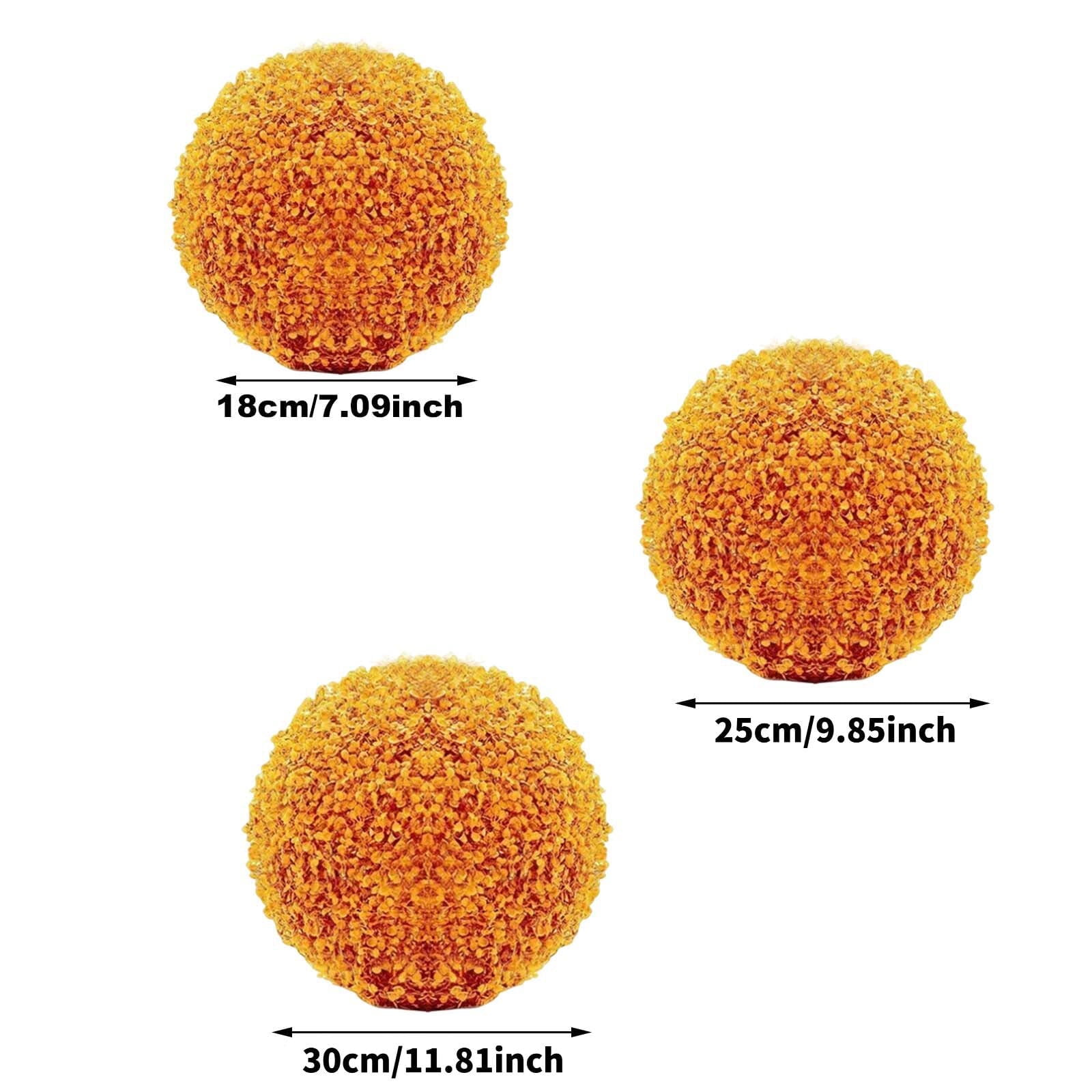 Sell Hot Hemispheres, Yuoaen Faux Boxwood Decorative Balls, Artificial Boxwood Balls Topiary Ball Plants for Arcades Decks Outdoor Walkways Boxwood Balls Lifelike Plants