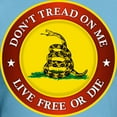 thumbnail image 3 of CafePress - DTOM Gadsden Flag (Logo) T Shirt - Fitted T-Shirt, Vintage Fit Soft Cotton Tee, 3 of 4