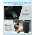 thumbnail image 7 of Bluetooth Transmitter Receiver 2-in-1 Adapter, Wireless Bluetooth Audio Adapter for Airplane, TV, Car, Headphones, 3.5MM Aux, Dual Pairing & Hands-Free Calling, 7 of 7