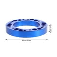 thumbnail image 2 of Luxshiny Steering Wheels Adapter Aluminum Alloy Blue Vehicle Modification 1Pack, 2 of 8