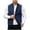 Dark Blue, variant on Mens Classic Fleece Lined Vest Stand Collar Zip Pocket Warm Casual Sleeveless Tops Padded Breathable Soft Relaxed Fit Outerwear