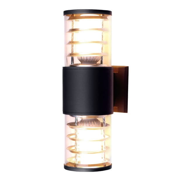 Pantalla De Plástico De Aluminio Resistente Al Agua De 24 W, Lámparas De Pared Led, Lámpara De Pared Ip65, Enchufe E27 Para Exteriores Speravity HA025434-06