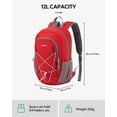 thumbnail image 2 of Mochila para Senderismo WATERFLY 12L para Mujeres y Hombres, 2 of 8