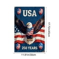 thumbnail image 3 of America 250 Flag 12x18 Blue, 250th Anniversary USA Garden Flag Outdoor Patriotic Yard Decor 4th of July Memorial Day, 3 of 5