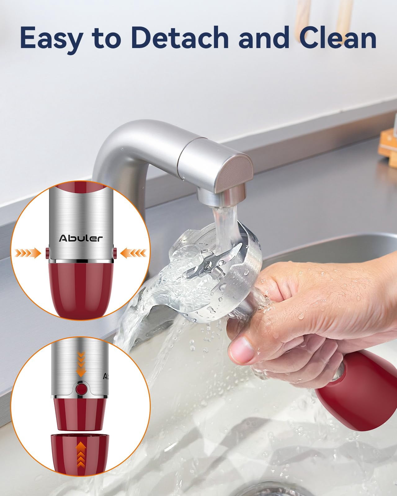 Immersion Blender Handheld 1000W 5 in 1 Corded Stick Hand Blender Kitchen with 12 Speed, BPA-Free, Mixing Beaker, Chopper, Whisk, Milk Frother, Perfect Emulsifier