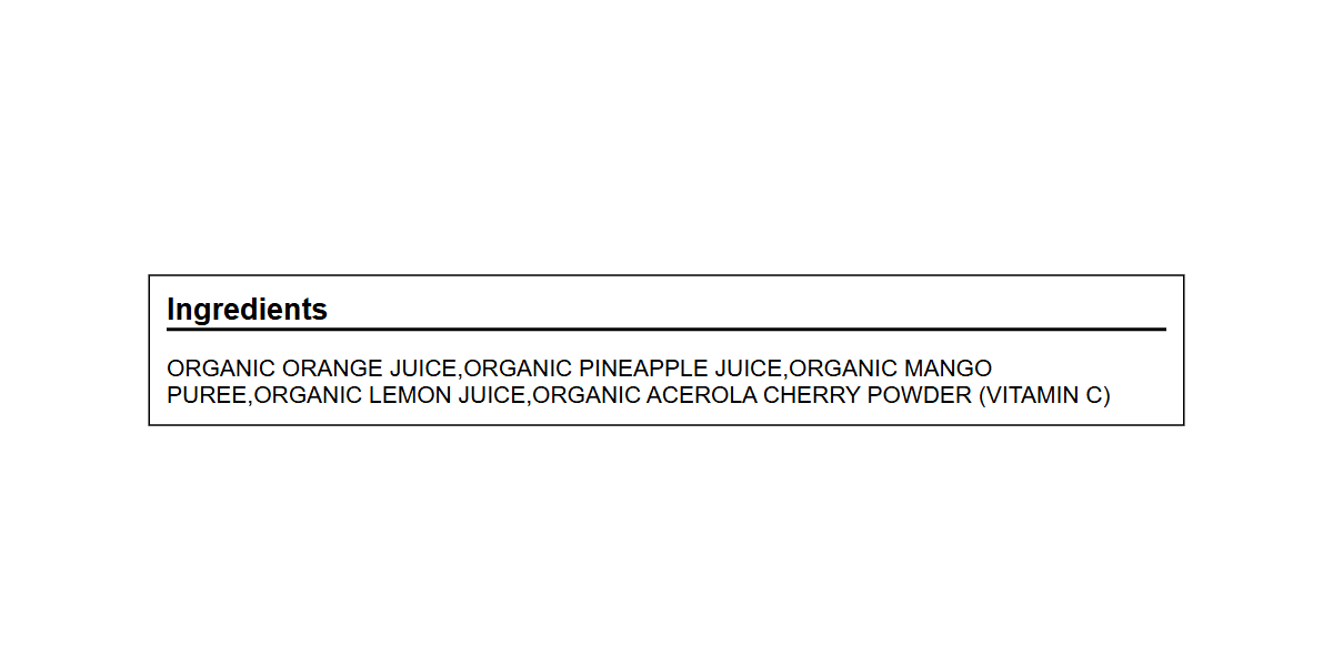 Trader joe's To the Power of C Organic Juice Blend 32 Fl Oz - 2 pack