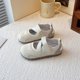 thumbnail image 4 of Zapatos de Vestido para Niños Pequeños Cuero Patente Brillante con Arco de Satén Y Correa de Tobillo de Cristal Correa Elástica Segura para Todo el Día Disponible en Blanco Negro Rojo, 4 of 6