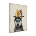 thumbnail image 2 of Fab Funky 'Husky 2 Beer Lover' Canvas Art, 2 of 3