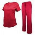 thumbnail image 6 of NATURAL UNIFORMS Womens STRETCH SCRUB SET With V-NECK TOP, 6 of 7