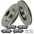 thumbnail image 2 of Disc Brake Rotors Pads Kit 6PCS ECCPP Front D1454-8653 54176 compatible for 2011-2019 For Ford For Fiesta, 2 of 5