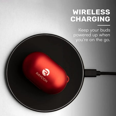 Raycon - The Everyday In-Ear True Wireless Stereo Bluetooth Earbuds and Charging Case - Electric Blue