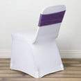 thumbnail image 5 of Balsa Circle 5 Spandex Chair Sequined Sashes Wedding Decorations Purple, 5 of 6