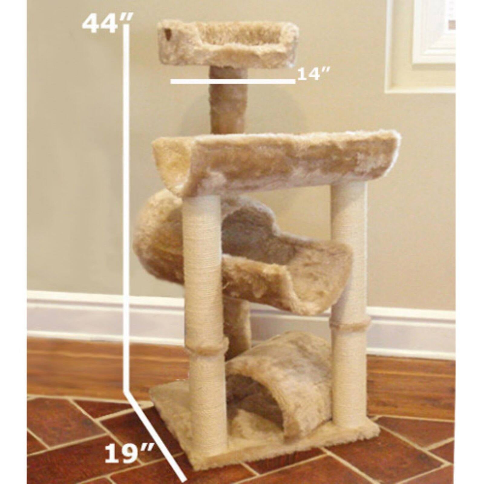 Majestic Pet 44 in. Casita Fur Cat Tree