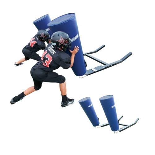 Youth Football Sled Cone Pad Royal Five Man