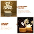 thumbnail image 2 of RUNROTOO Round Led Light Bases 5Pcs Acrylic Transparent for Home Decoration Light Accessory, 2 of 8