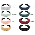 thumbnail image 2 of Piezas Diademas Anchas Diadema Banda para el Cabello Accesorios Elásticos para el Cabello para Mujeres y Niñas, 8 Colores, 2 of 8