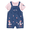 Minnie Mouse, variant on Stitch Baby Boy 2 Piece Shortall Set, Sizes 0-24 Months