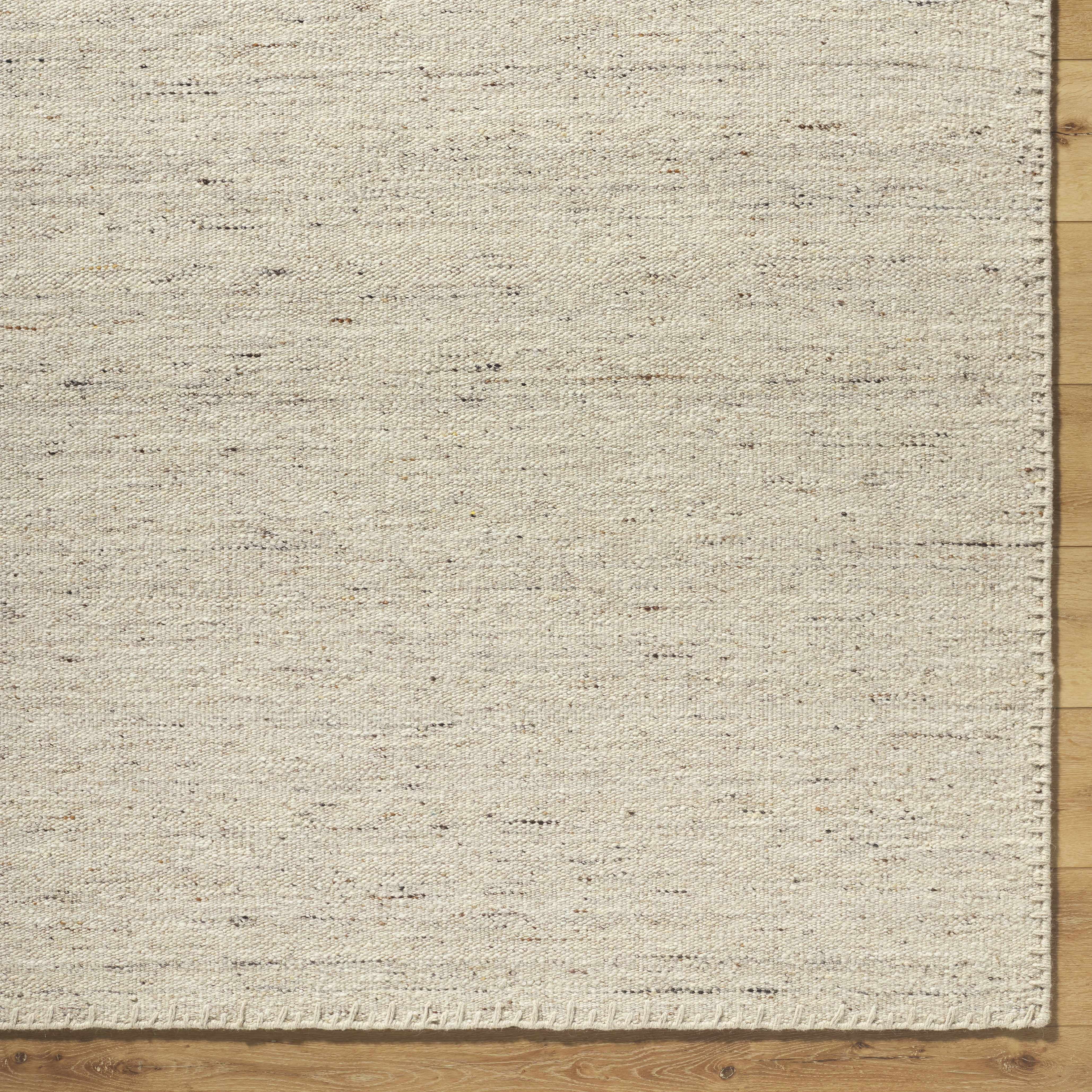 Hauteloom Ayumu Wool Living Room, Bedroom Area Rug - Bohemian, Transitional - Ivory, Sandstone, Taupe - 9' x 12'