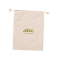 thumbnail image 1 of Bolsas de pan con cordón, resistentes, de gran capacidad, ligeras, para regalo y refrigerios 1 verde horizontal, 1 of 9
