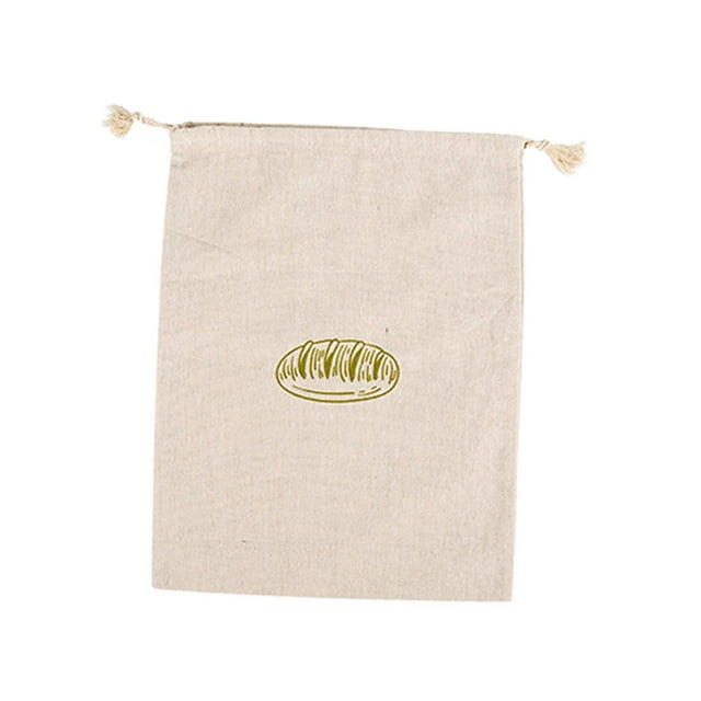 Bolsas de pan con cordón, resistentes, de gran capacidad, ligeras, para regalo y refrigerios 1 verde horizontal