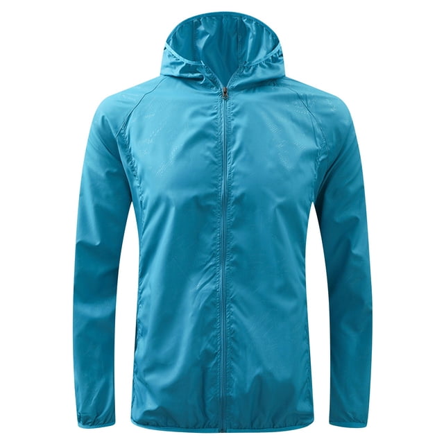 LMKIHUSA Vestes de Soleil pour Femmes UPF 50+ Protection Solaire 2025 Manteaux Manches Longues Uni Fermeture Éclair Intégrale Vestes Légères de Randonnée Plein Air Hauts avec Poches XX-Grand
