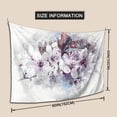 thumbnail image 3 of Japanese Cherry Blossom Tapestry, Spring Floral Sky Wall Hanging Tapestries Dorm Room Home Decor, 60" x 40", 3 of 7