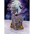 thumbnail image 4 of Halloween Village Accessories Set Halloween HOUSEs Village Miniatures Ornaments with Pumpkins Ghost Tombstones Tree Fence Streetlamp Figurines for Party Home Table Decor, 4 of 6