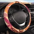 thumbnail image 5 of XMXT Multicolor Stars Flowers Print Steering Wheel Cover, Elastic Non-Slip Universal Fit Car Decor Accessories Protector for Auto SUV Trucks, 5 of 8