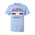 thumbnail image 2 of Wild Bobby City of Philadelphia Baseball Fantasy Fan Sports Men's T-Shirt, Light Blue, Medium, 2 of 6