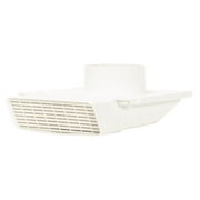 PreVent-It Soffit Vents 4 Inch - Design that Prevents Moist Air from Re-entering Home, Under Eave Exterior Vents for Bathroom Exhaust Fan, Screws Included, 1-Pack