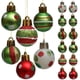 thumbnail image 5 of Juego de adornos de Navidad 24-Pack | Bolas de plástico pintadas mate de 3 cm | Decoraciones de Árbol Vibrantes para Fiestas | Diseño duradero a prueba de roturas | Colección de colgantes, 5 of 8
