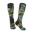 thumbnail image 4 of Easygdp Goal Time Soccer Socks Sport Knee High Socks Calf Compression Athletic Socks for Men and Women, 4 of 9