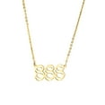 thumbnail image 1 of kurtrusly Collier Pendentif Chiffre Unique Chaîne en Acier Inoxydable à la Mode Inclus Colliers Forme Chiffre 888 Or, 1 of 6