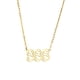 thumbnail image 1 of Collar con colgante numérico Sonducket 888 Oro, 1 of 6
