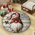 thumbnail image 5 of Taotanxi Merry Christmas Tree Area Rug Round Rugs Collection Area Runner Circle Rug Non-Slip Washable Carpets Kids Living Room Bedroom Bathroom Indoor Outdoor Nursery Rugs Décor, 5 of 7