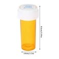 thumbnail image 3 of Empty Pill Bottle With Double-Sided Cap, Child-Resistant Design And Easy Opening Mechanism, Pharmaceutical Container For Medication Storage 518023-16Dr, 3 of 6