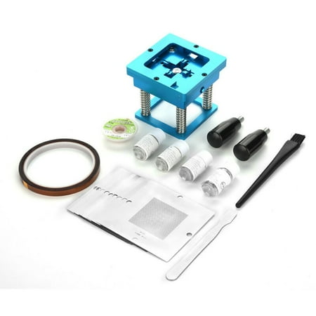 

BGA Reballing Station Solder Rework Kit Soldering Steel Stencils Tin Ball Set