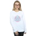 thumbnail image 3 of Harry Potter Womens Neon Deathly Hallows Sweatshirt, 3 of 5