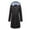 Black, variant on Vedolay Womens Rain Coats Autumn Solid Color Pocket Hooded Windbreaker Black,L