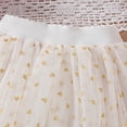 thumbnail image 4 of Eltusu Girls Mesh Skirts, Tutu Skirts Glitter Elastic Waist Performance Dance Skirts White Size 2-3 T, 4 of 8