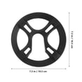 thumbnail image 2 of WHAMVOX 4pcs Bike Chain Black Plastic For Cyclists With 4-Hole Design, 2 of 8