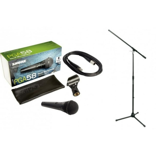 Micrófono Vocal de Mano Shure PGA58-BTS Alámbrico Tipo Dinámico Patrón Polar Cardioide